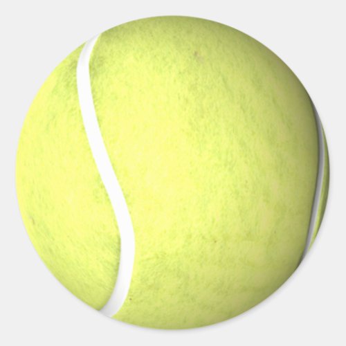 Tennis Ball Classic Round Sticker