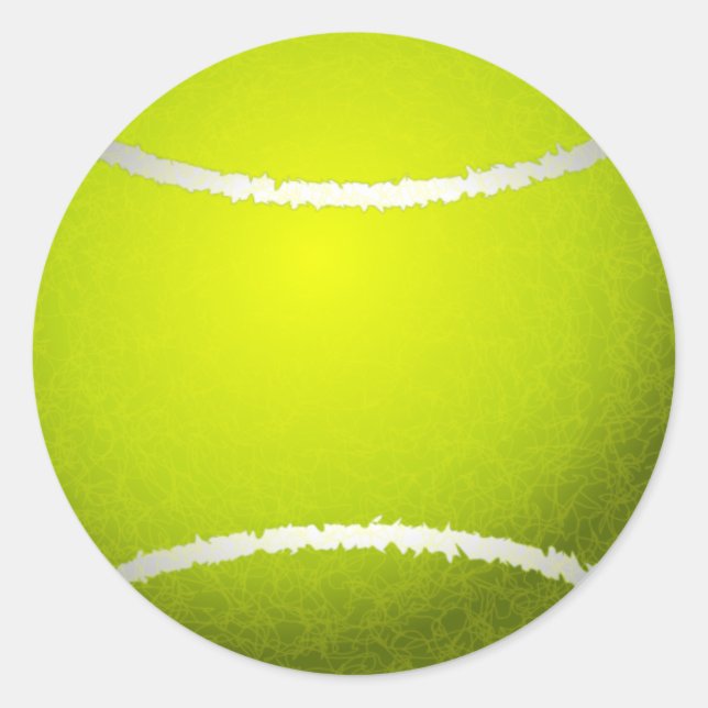 Tennis Ball Classic Round Sticker (Front)