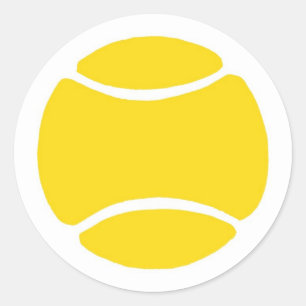 Tennis Ball Classic Round Sticker
