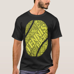 Tennis Ball Clothes Men's Women's Tennis Club T-Shirt