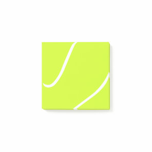 Tennis Ball Coach's Office Post-it® Notes Notepad