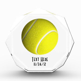 Tennis Ball Crystal Trophy Acrylic Award