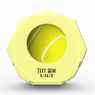 Tennis Ball Crystal Trophy Award