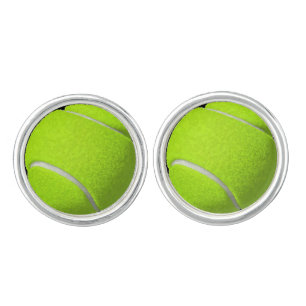 Tennis ball cufflinks