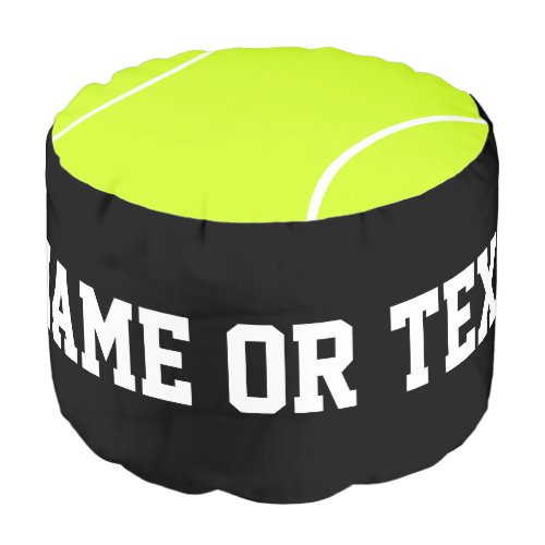 Tennis ball custom pouf