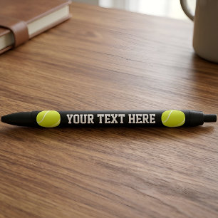 Tennis Ball Custom Team Name or Text Coach's Pens