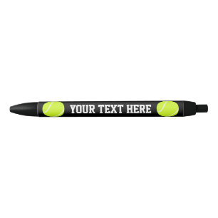 Tennis Ball Custom Team Name or Text Coach's Pens