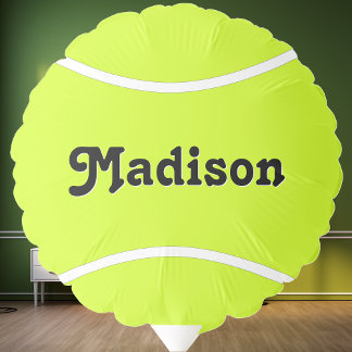 Tennis Ball Custom Tennis Player Team Name Sports Balloon