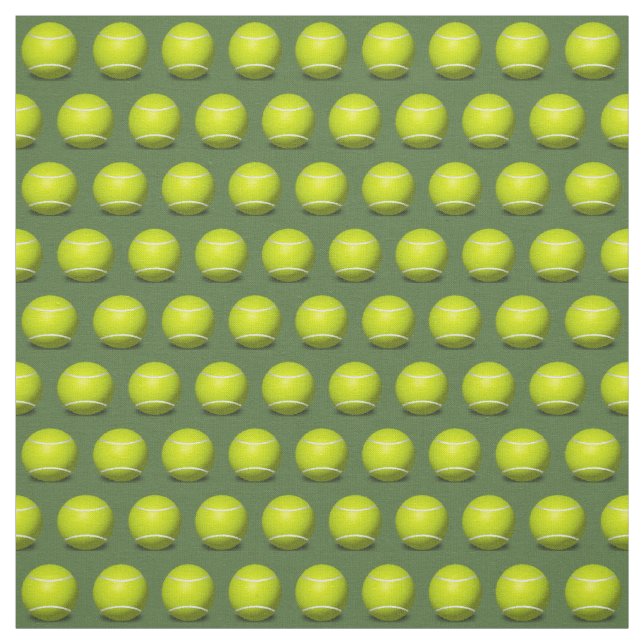 Tennis Ball Design Fabric (Swatch)