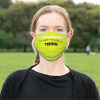 Tennis Ball Design Face Mask