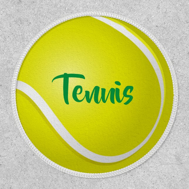 Tennis Ball Design Patch (Front)