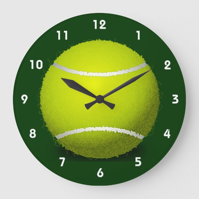 Tennis Ball Design Wall Clock (Front)