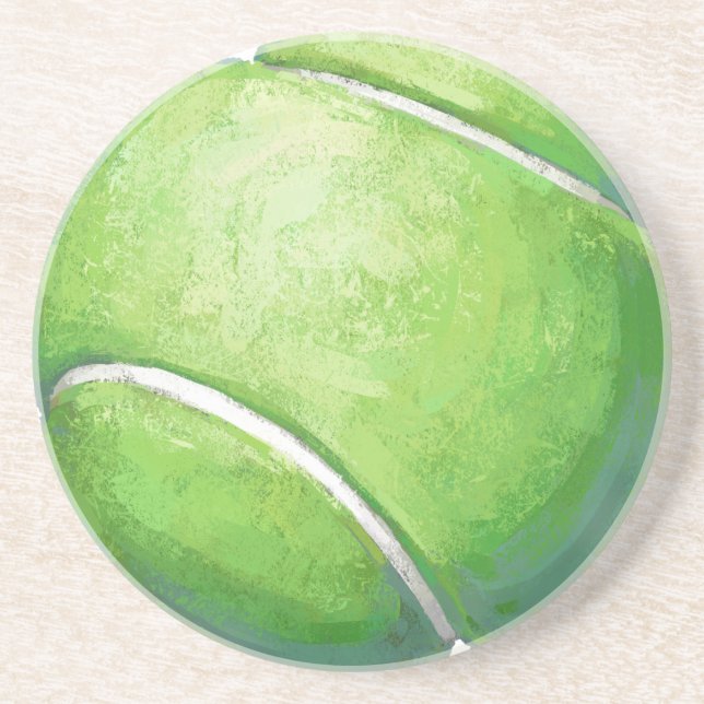 Tennis Ball Drink Coaster (Front)