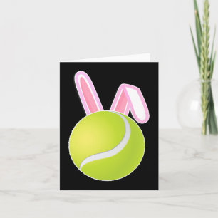 Tennis Ball Easter Bunny Card