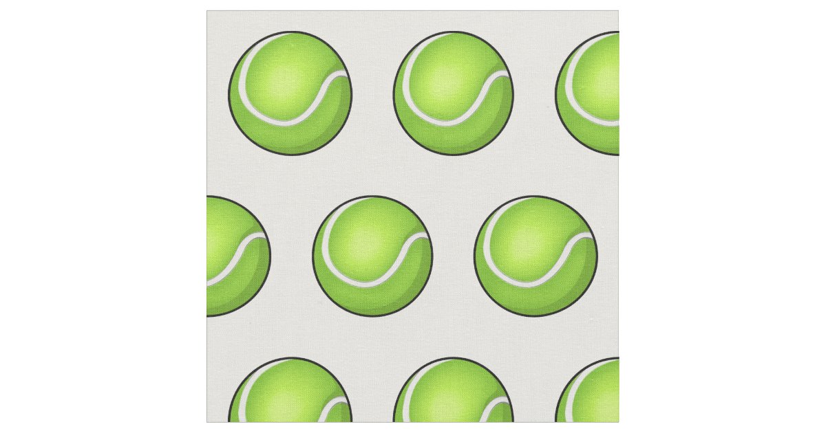 Tennis Ball Fabric | Zazzle