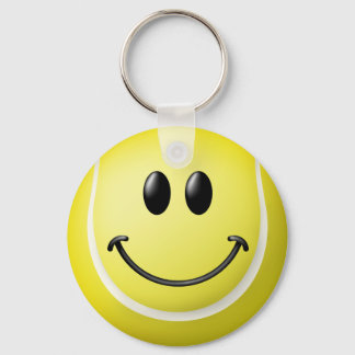 Tennis Ball Face Keychain