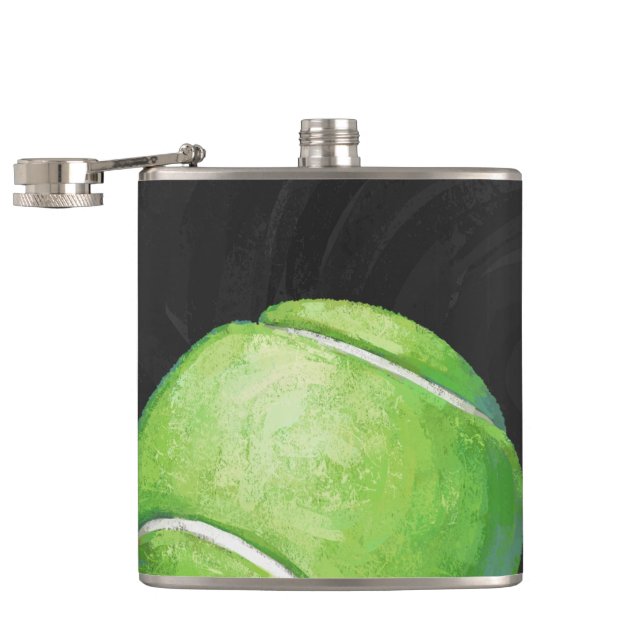Tennis Ball Flask (Opened)