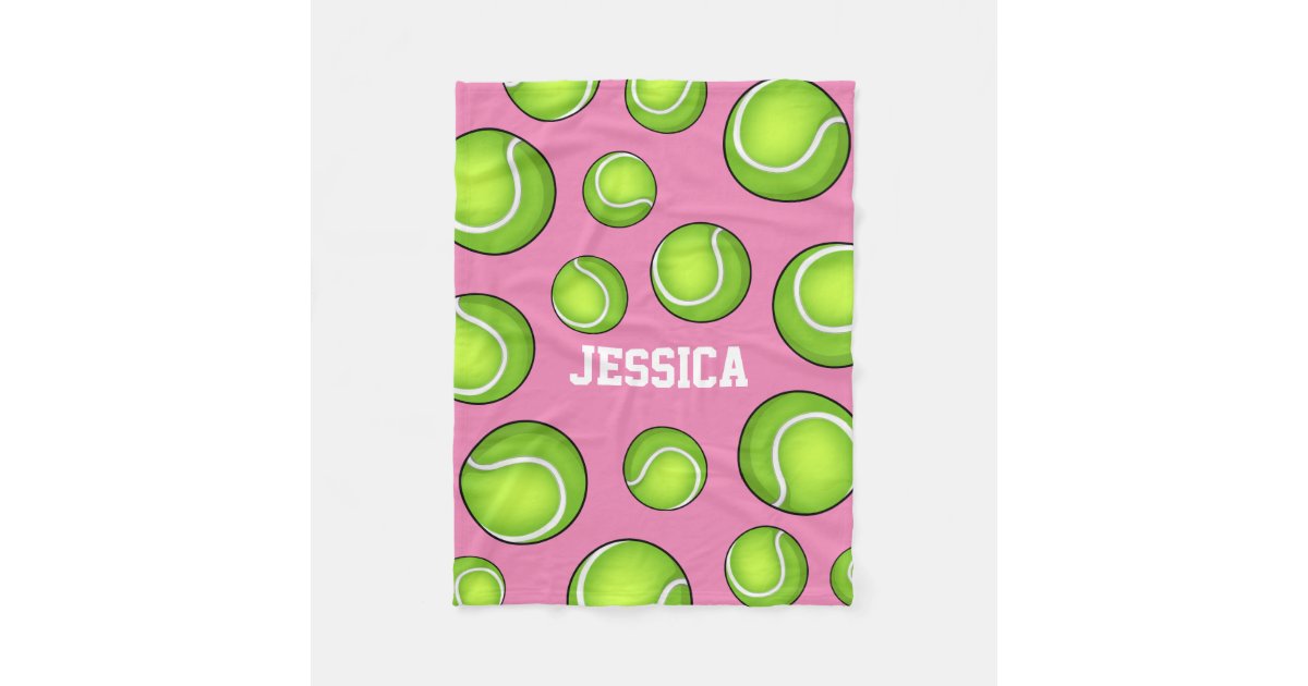 Tennis Ball Fleece Blanket Zazzle
