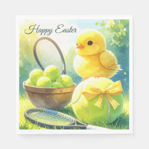 Tennis ball for Easter Holiday for tennis player Napkins