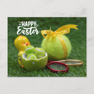 Tennis ball for Easter Holiday in egg shell