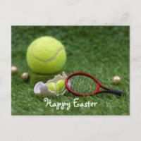 Tennis ball for Easter Holiday with tennis  eggs