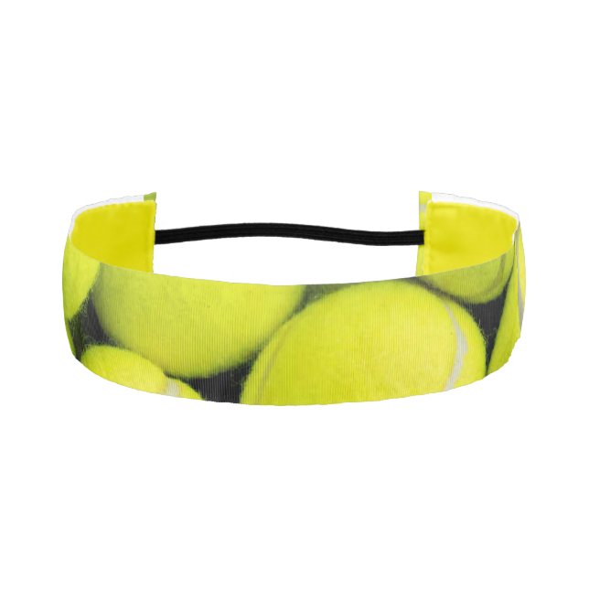 Tennis Ball Fuzz Pattern Athletic Headband (Front)