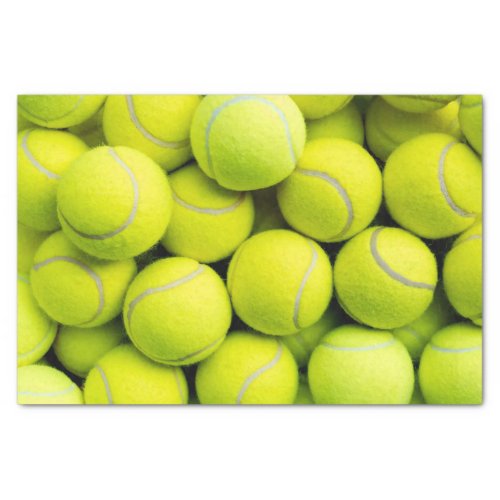 Tennis Ball Fuzz Pattern Tissue Paper