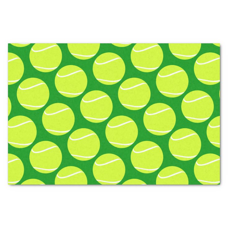 Tennis Ball Gift Wrapping Tissue Paper | Zazzle