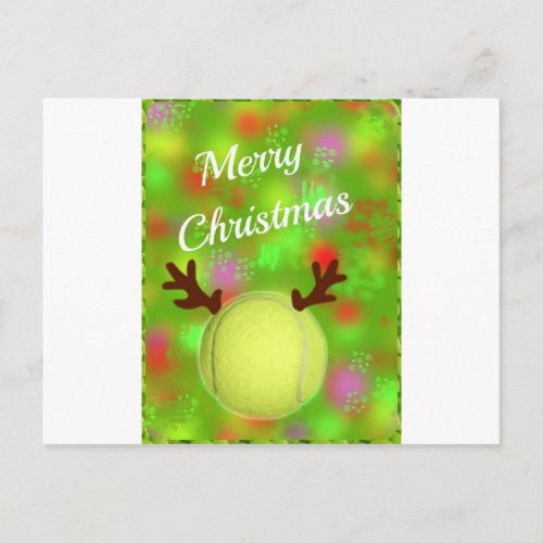 Tennis ball have horns in Holidays Holiday Postcard