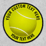 Tennis Ball Icon Custom Patch at Zazzle