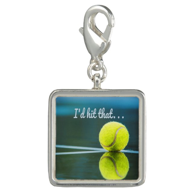 Tennis ball I'd Hit That Funny Gift Charm (Front)