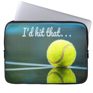 Tennis ball I'd Hit That Funny Gift Laptop Sleeve