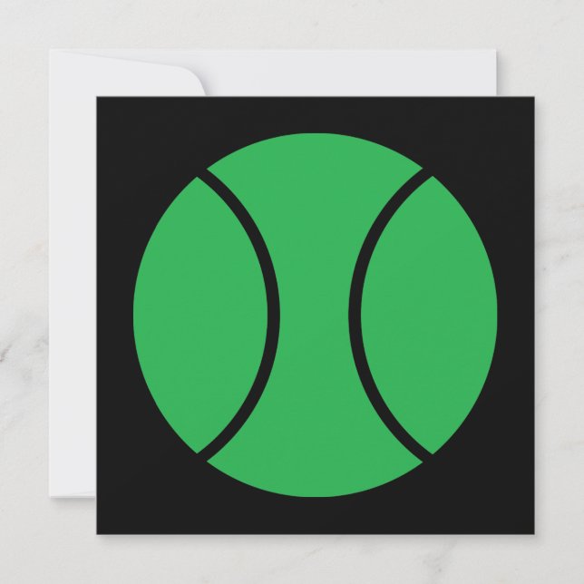 tennis ball invitation (Front)