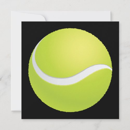Tennis Ball Invitation