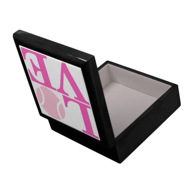 Tennis Ball Keepsake Box (Back Open)