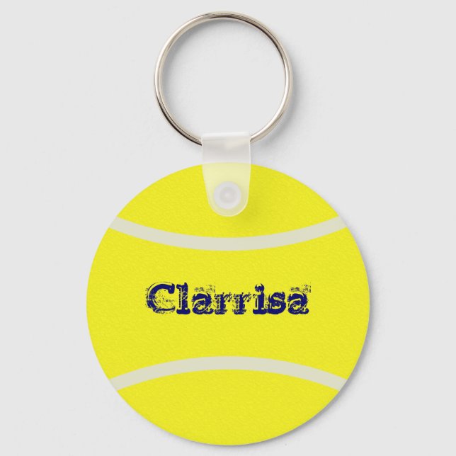 Tennis Ball Key Chain (Front)