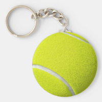 Tennis Ball Keychain
