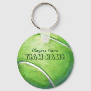 Tennis Ball Keychain