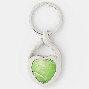 Tennis Ball Keychain