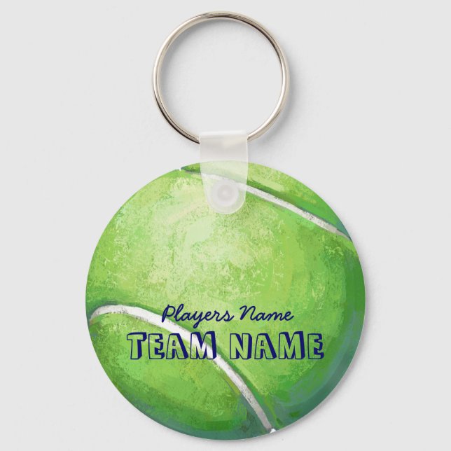 Tennis Ball Keychain (Front)