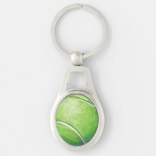 Tennis Ball Keychain