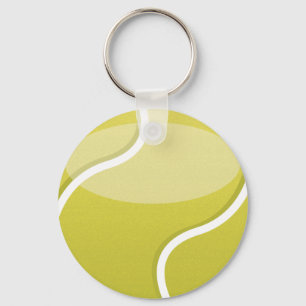 Tennis Ball Keychain