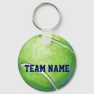 Tennis Ball Keychain