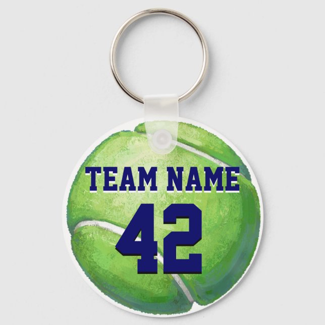 Tennis Ball Keychain (Front)