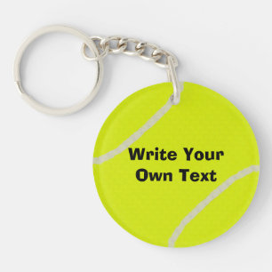 Tennis Ball Keychain