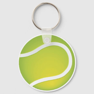 Tennis Ball Keychain