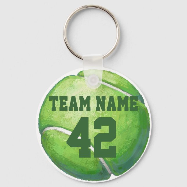 Tennis Ball Keychain (Front)