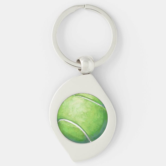 Tennis Ball Keychain (Front)