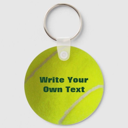 Tennis Ball Keychain