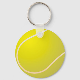 Tennis ball keychain